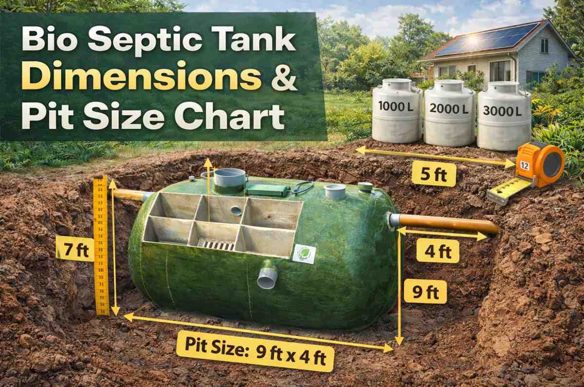 St Tank Dimensions Green Galaxy FRP Tank Dimensions | 1000L–60000L Size Chart