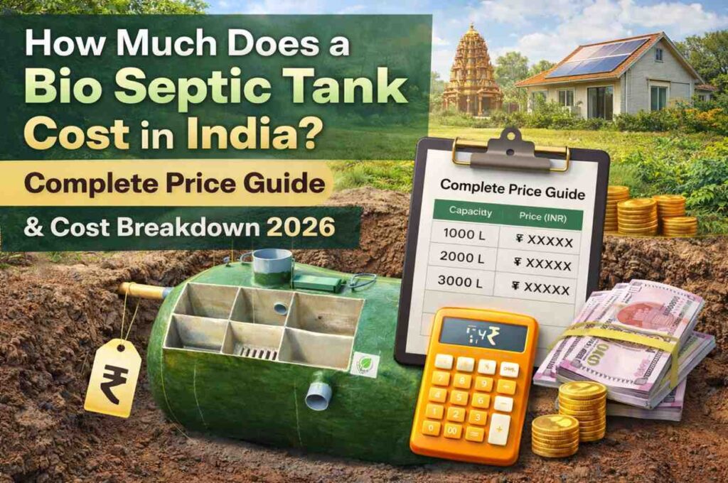 How Much Does a Bio Septic Tank Cost in India 2026